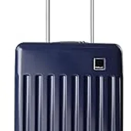 timus Neolite 58cm Small Cabin Luggage | Stylish Navy Blue Polycarbonate Suitcase with TSA Lock | 360° Rotating Wheels | Travel Trolley Bag for Men & Women-picture-1