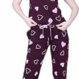 Fashionable 2-Color Hosiery Cotton Nightwear Set-image-64