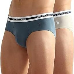 Men's Cotton Blend Classic Solid Briefs-13