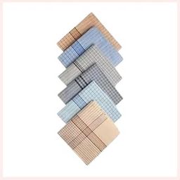 Cotton Premium Collection Handkerchiefs for Men (6-Pcs)-image-94