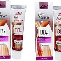 BB+ Fair Forever Cream For All Skin Types, Ivory Lightweight Natural Foundation, 2.25gm For Even Skin Tone, Instant Spot Coverage Pack of 2-16