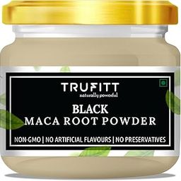 Trufitt Peruvian Black Maca Root Powder | Boosts Energy and Immunity | Relieves Stress | Great for Men and Woman - (100GM)-image-91