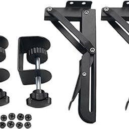 CALANDIS™ Keyboard Tray Under Desk DIY Height Adjustable Ergonomics Desk Extender Tray | Monitor Mounts & Stands | Monitors, Projectors & Accs-2