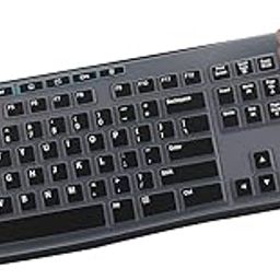 OJOS Keyboard Cover for K270 Wireless Keyboard, Logitech MK295 MK275 MK270 Wireless Keyboard Skin, Logitech K200 K260 K270 MK200 MK260 K270 K275 K295 Keyboard Cover Skin Protector -Black-94