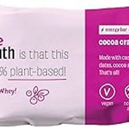 The Whole Truth - Energy Bars | Cocoa Cranberry Fudge | Pack of 6 x 40g | Dairy Free & Sugarfree | No Artificial Sweetener | No Preservatives | All Natural | Healthy Snack-1