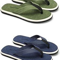 Men's Solid Casual Flat Slippers Footwear - Slip-on | Material : Eva | Fashion Chappal for Men, Anti Skid, Cushioned Insole - Pack Of 2-picture-16