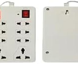 8-Socket Power Strip with 2 Metre Wire and Fuse Protection, Mini Book Design-picture-10