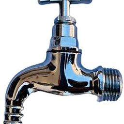 PAUL ACCESSORIES® Chrome Finish Heavy Fast Flow,Brass Die Bib CockTap Faucet Tap for Bathroom/Washing Machine/Garden (Small, 15mm)-image-3
