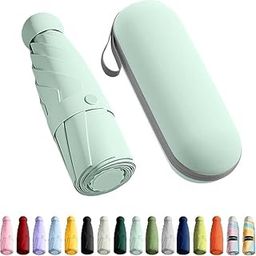 Umbrella for Sun Protection Rain Windproof Strong large 2 fold for men women kids boys girls Perfect Umbrella with cover small case stylish Windproof & Compact UV large size-29
