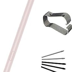 Tab S7 FE S Pen for Samsung Galaxy Tab S7 FE Stylus Pen for Samsung Galaxy Tab S7 S Pen Stylus + Tips/Nibs(Pink)-18
