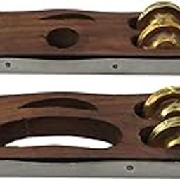 SAI MUSICAL sheesham wood Kartal Pair Indian Musical Percussion Instrument Hand-Cymbals Fibre Dafli/Tambourine-picture-21