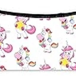 Pencil Pouch Uni Colorful Corn Printed White Purse for School Kid's Men Women Multicoloured-image-89