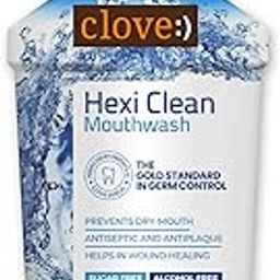 Clove Hexi-Clean Antibacterial Mouthwash, Fresh Breath - Cool Mint, (250ml)-image-93