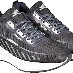 Running/Walking/Sports Shoes (TECH D.Grey Silver-7-picture-50