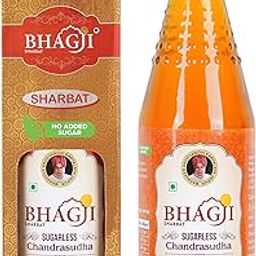 Bhagji Sugarless Sharbat Chandrasudha (Chandan Kesar) With Zero Added Artificial Flavour 750ml-22