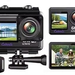 Sports Camera| 50MP Ultra HD Photo |170° Wide Angle Lens | EIS Stabilization | Waterproof 30M | WiFi Connectivity | Remote | Upto 256GB SD Card Support Vlogging(6K Dual Screen Action Camera)-picture-24