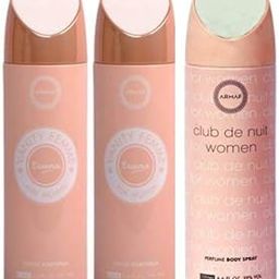 ARMAF Vanity Femme Essence & Deo Club De Nuit Perfume Body Spray for Woman, 200 ml, Pack of 3-36