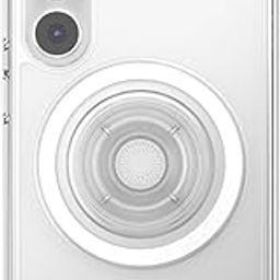 POPSOCKETS Polycarbonate Samsung Galaxy S24 Case Compatible With Magsafe, With Magnetic Round Phone Grip Included, Phone Case For Galaxy S24 -Clear-27