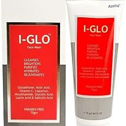 I-GLO Face Wash, Brightening and Purifying, 75 ml, Paraben Free, All Skin Types-image-96