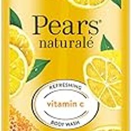 Pears Naturale Refreshing Vitamin C Body Wash with Natural Yuzu Lemon, Vitamin C & Honey Extract | for Refreshed & Radiant Skin| 750 ml-0