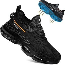 Steel Toe Shoes for Men Lightweight Work Shoes Construction Industrial Work Tennis Shoes Safety Shoes Comfortable Steel Toe Sneakers for Men Women-24