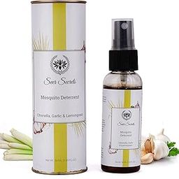 Seer Secrets Citronella, Garlic & Lemongrass Mosquito Repellent Spray Spray (50 ml) for Mosquito & Insects | 1 Spray in Each Top Corner of the Room for 12 Hours Mosquito Protection | Lasts 90 Nights-image-37