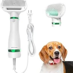 KAKADIYA EXPO Pet Hair Dryer 2 in 1 Pet Grooming Dryer with Slicker Brush, Adjustable 3 Temperature Settings for Small and Medium Dogs and Cats-image-61