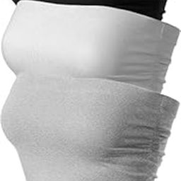 Women Strapless Striped Bandeau Tube Tops Y2K Aesthetic Sleeveless Backless Crop Tank Going Out Summer Girls-image-1