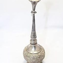 ASTRO-D 925 GERMENY SILVER spray bottle, silver perfume bottle, royal style spray article, puja utensils, best gift(Sprinkler Rose Water Old Silver Antique)-image-81
