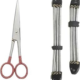 SCISSOR hair cutting metal scissor 7 inche hand massager spring (set of 3)-52