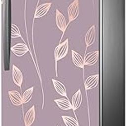 RK Digital Mart Leaf Pattern Fridge Stickers | Single Door Fridge Stickers | Refrigerators Stickers with Self-Adhesive Stickers Easy to Apply (Size 120 * 61cm)-image-47