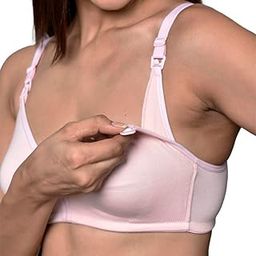 Organic Cotton Bamboo Nursing Bra for Women I High Coverage Feeding Bra with Clasps for Breastfeeding I Wire-Free Maternity Bra Without Padding-image-57