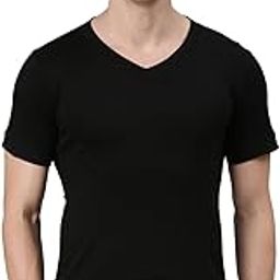 Rupa Thermocot Solid Regular Fit Thermal Top (Torrido Men's VNHS 5501_Black_90-picture-49