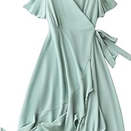 Women's Fit and Flare Midi Western Dresses (695-698)-image-1