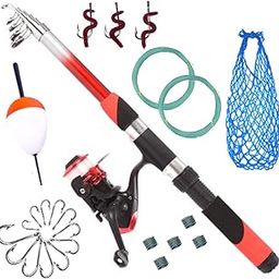 Shivis 1.8M 5.9Ft Telescopic Fishing Rod Spinning Fishing Pole-picture-24