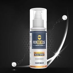FERMENZA Hair Fall Control Scalp Spray for Men, 100ml, Natural Hair Loss Solution, Paraben Free, Water Based-image-3