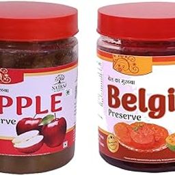 Natraj The Right Choice APPLE & BELGIRI Murabba 500gm (Pack of 2) = 1kg | Refreshing and Tasty | Immunity Booster Belgiri (Bael fruit) and Apple Murabba are traditional Indian preserves cherished for their delightful taste and numerous health benefits. This detailed description provides an in-depth look into the ingredients, preparation process, health benefits, usage, and storage of Belgiri and Apple Murabba.-image-76