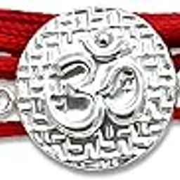 Silver Rakhi for Brothers, 925 Pure Silver Rudraksh Rakhi Bracelet with Roli Kum Box for Brother-image-45