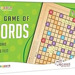 Popcorn Games & Puzzles Plastic The Game of Words - Educational Vocabulary Learning Word Building Game for 8+ Years Kids & Family, Pack of 1, Multicolor-22