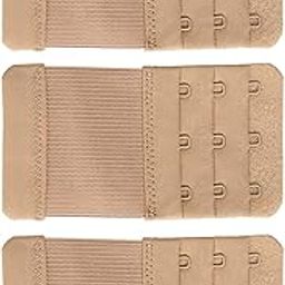 Women's Plain/Solid Bra Extender (Skin, Black, White, Red) - Pack options-12