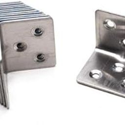 ATORSE™ 5x20pcs Polished Angle Fixed Bracket Furniture Frame Cabinet Connector 27 x 27 x 35mm|Home & Garden|Home Improvement|Building & Hardware|Nails Screws & Fasteners|Braces & Brackets-image-33