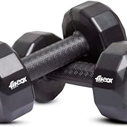FitBox Sports 5kg Diamond Dumbbells (2.5kg x 2) Set Of 2 For Home Gym Workout | Men & Women-15