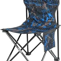 Outdoor Stool Folding Stool with Side Pocker Slack Chair Heavy Duty for Camping Fishing Chair Fishing Stool Portable Camping Beach Bench with Carry Bag (Medium Size) 71.1H x 41W x 41L-image-35