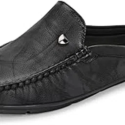 server Loafers for Men Casual Shoes | Slip-on Closure | Stylish Slip on Cut Shoe | Perfect for Casual Shoes | Back Open Loafer| Men's Shoe Clogs-picture-14