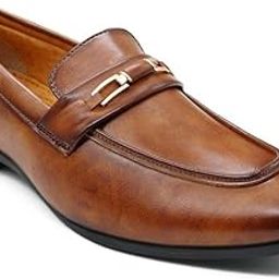 Men's Loafer for Men | Stylish & Comfortable with Soft Cushioned Insole | Hand-Stitched Design for Trendy-image-47