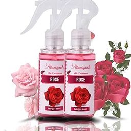 ILLUMYNATE Rose Air Freshener Spray – 100ml Manual Spray | Instantly Removes Bad Smell | Long-Lasting Fragrance for Car, Kitchen, Office & Room | Pack of 2-image-87