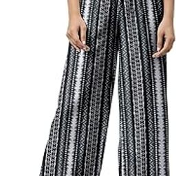 Women's Cotton Printed Loose Fit Flared Wide Leg Palazzo Pants Girls & Ladies Palazzo Pant-picture-22