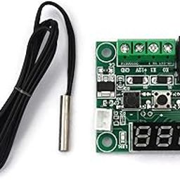 Electronic Spices W1209 12V DC Digital Temperature Controller Board Micro Digital Thermostat -50-110°C Electronic Temperature Module-6