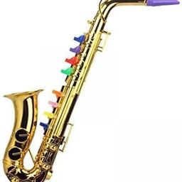 BNF® 2xMusical 8 Notes Simulation Mini Saxophone Instruments for Children Ages 3+ Gold | Educational-image-68