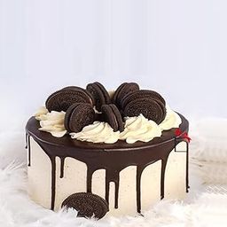 EG2i Chocolate Oreo 500 Gram Cake for Birthday, Fresh Cake for Anniversary, Valentine, Christmas, Mother's Day - 500 Gram, (Express Delivery, Same Day Delivery)-image-81